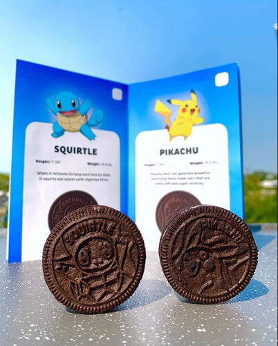 Imagen 2 de 4 de Galletas Oreo Pokemon Edición Limitada Importado 432g