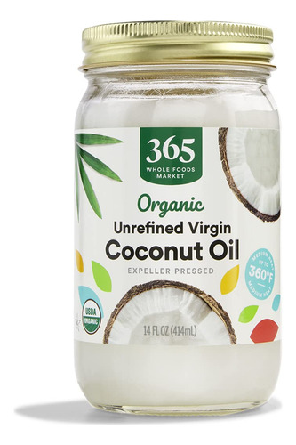 Aceite De Coco Virgen Organico 365 everyday, 14 fl Oz