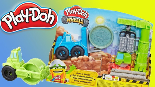 Playdoh Plastilina Moldeable Grua Y Montacargas Hasbro /g
