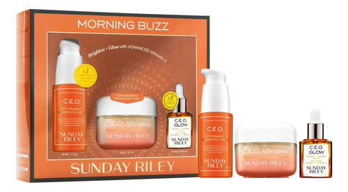 Sunday Riley Morning Buzz - Set De Cuidado De La Piel Con Vi