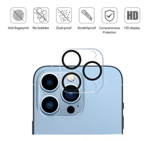 Comprar Protector Cámara Trasera para iPhone 14 Pro / 14 Pro Max Cristal  templado. Precio: 6 €