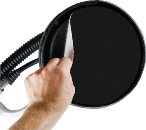 Kit 25un Lixa Lixadeira Com Velcro Para Massa Acrílica 225mm Quantidade De Cascalhos 10