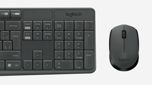 Kit Logitech Teclado + Mouse Inalambrico En Español