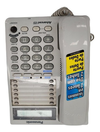 Imagen 5 de 6 de Teléfono Inalámbrico Doble Línea Panasonic