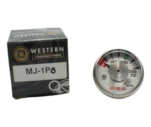 Regulador De Gas De 0-3000 Psi Marca Western Mj-1p