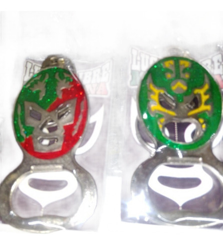 Llavero Y Destapador De Mascara Lucha Libre Varios Modelos