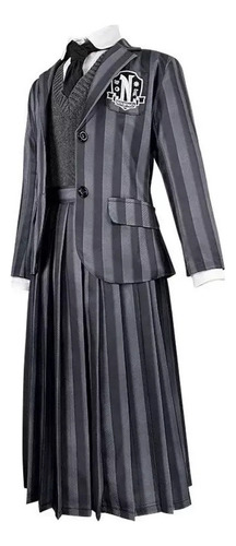 Set De Cosplay De Uniforme Escolar Para Miércoles De Hallowe