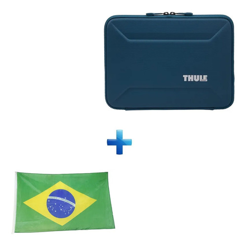 Mala Thule Gauntlet Macbook Sleeve 12pol. Azul + Brinde