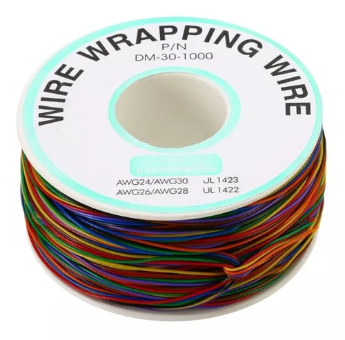 11 metros AWG30 NARANJA Cable WRAPPING WIRE COLOR NARANJA electronica 