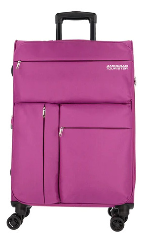 Maleta American Tourister New Rio 2at  66cm Tsa Pink