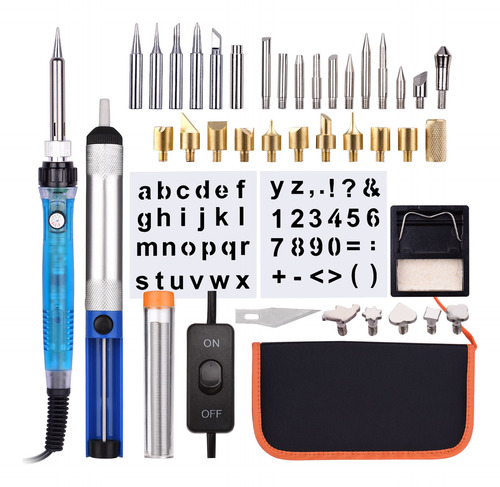 Kit De Herramientas Para Quemar Madera 38pcs Pluma Pirografí