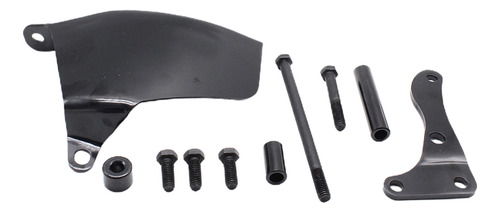 Juego De Soportes De Alternador Para Chevy Negro