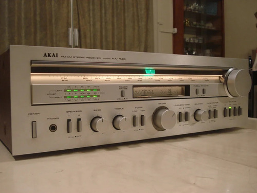Imagen 3 de 9 de Impecable Sintoamplificador Akai Aa-r40, Original, Dabaudio
