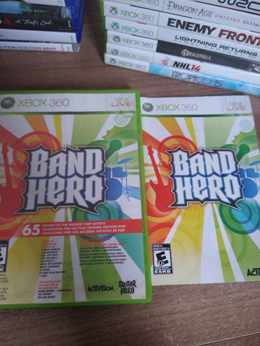 Band Hero Xbox 360 Mídia Física Original