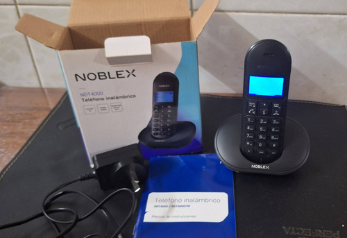 Teléfono Inalámbrico Noblex Ndt4000 No Se Ve Las Letras Led Negro (Usado)