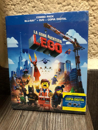 La Gran Aventura Lego Blu-ray Dvd Y Copia Digital Slipcover