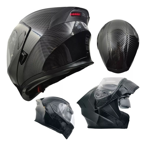 Casco 3xl Xxxl Motocicleta Certificado Dot Abatible Gafa