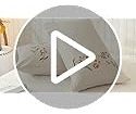 Juego De 2 Fundas De Almohada Crema 100% Microfibra