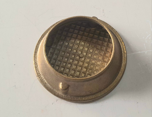 Rejilla Bronce Desague Piso Tapa Ciega 2 PuLG.