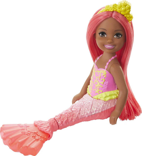 Barbie Dreamtopia Chelsea Mermaid Muñeca Pequeña Y Accesorio