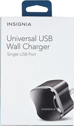 Insignia Cargador Universal Usb De 12 Watts Y 2.4 Amp Reales