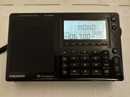 Rádio Receptor Grundig G3 Globe Traveler Am Fm Ssb Leia Desc (Usado)