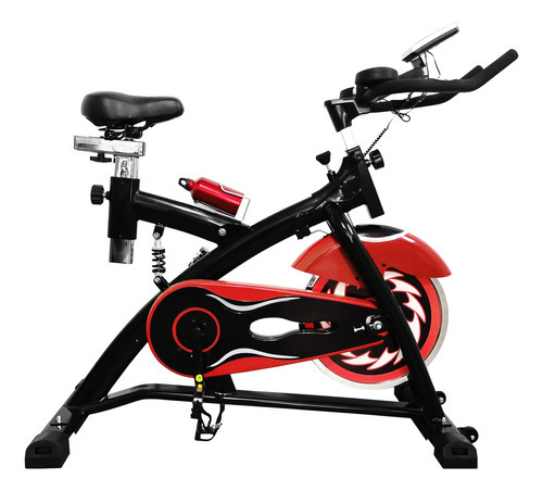 Bicicleta Spinning Ergométrica Profissional Dragon Pro Cor Vermelho