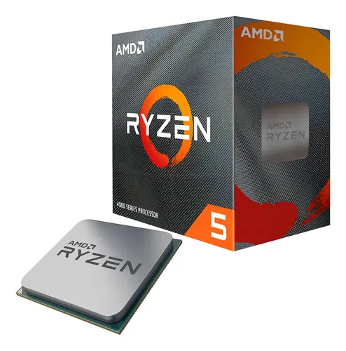 Processador AMD Ryzen 5 4500 Box AM4 4.1GHz 11MB Cache S/ Vídeo