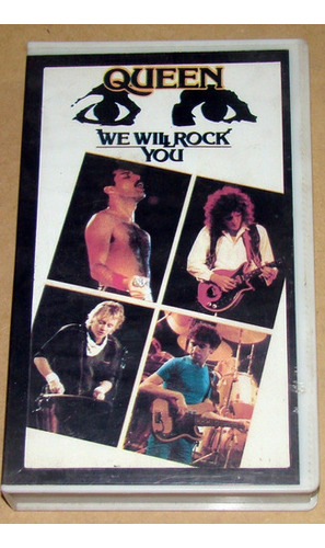Queen We Will Rock You Video Vhs Argentino / Kktus 