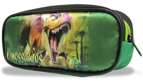 Kit Mochila Escolar Infantil Costas G Dinossauro F1
