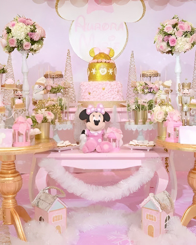 Topper Cumpleaños Torta Cotillon Cup Cake Minnie Mouse