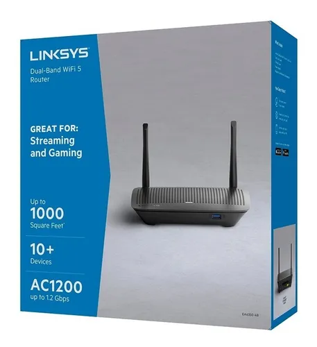 comprar Router Gigabit Dual Band Linksys Ea6350 Ac1200 1.2gbps Usb