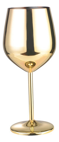 Copa De Vino Tinto Inoxidable Dorado
