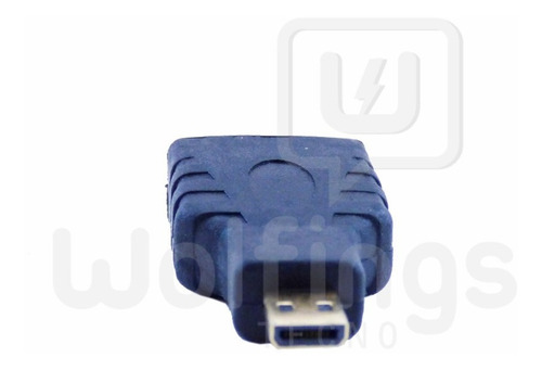 Ficha Conector Adaptador Hdmi Hembra A Micro Hdmi Macho Hdtv