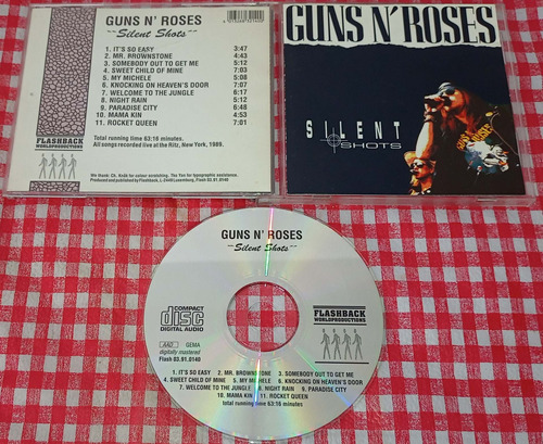 Guns And Roses - Silent Shots / Cd 1989 Impecable