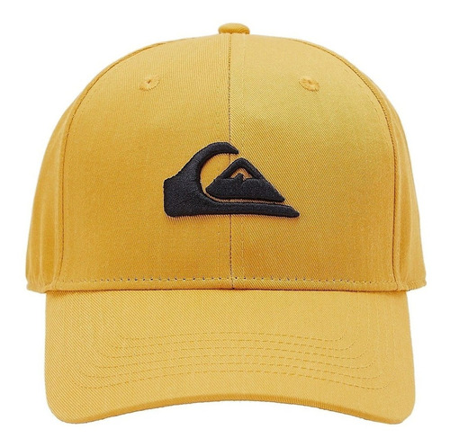 Imagen 2 de 5 de Gorra Quiksilver Modelo Decades Amarillo Negro Exclusiva