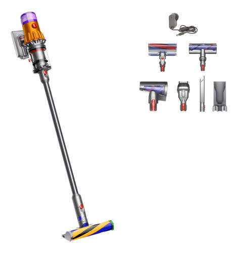 Aspiradora Sin Cable Dyson V12 DT Slim Abs Amarilla/Níquel