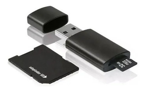 Kit Cartao De Memoria 32gb Classe 10 + Adaptador + Pen Drive