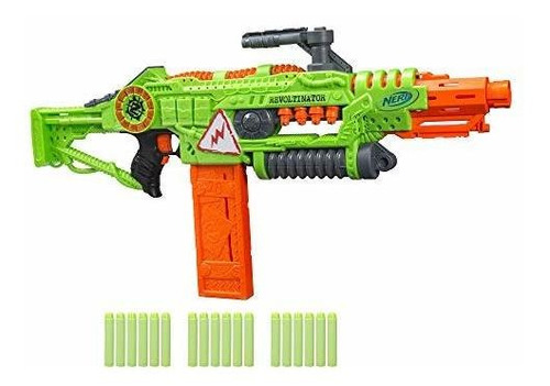 Nerf Revoltinator Zombie Strike Lanzador De Juguete Con Luce