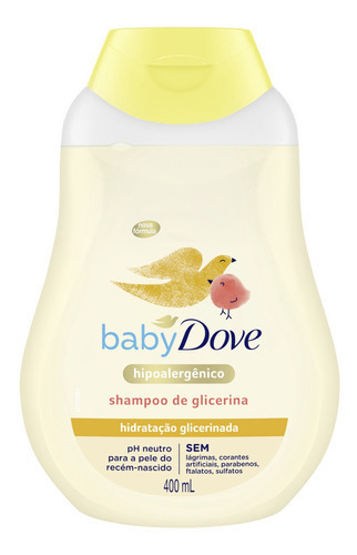 Shampoo Infantil Hidratação Glicerinada 400ml Baby Dove