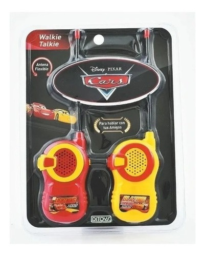 Walkie Talkies Cars Licencia Original Ditoys 2358