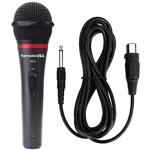 Karaoke Ee.uu. M200 Micrófono Profesional Con El Caso Durabl