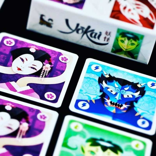Yokai Juego De Mesa Cartas Bureau Buro Espiritus Inquietos