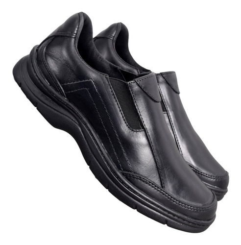 Imagen 5 de 7 de Zapato Hombre Cuero Vestir Hopper 1020 Elásticos Elegante