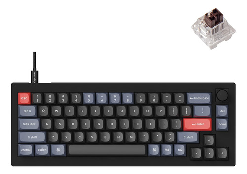 Teclado Mecánico Keychron V2 - Con Cable 65% Switch Brown