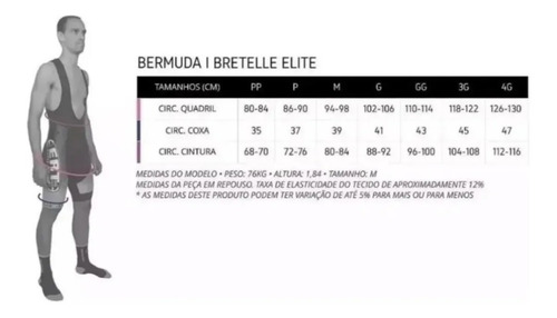 Imagem 8 de 10 de Conj Ciclismo Ert - Bretelle + Camisa Bianche Rosa + Meia