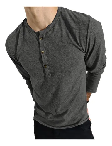 Playera con botones hotsell