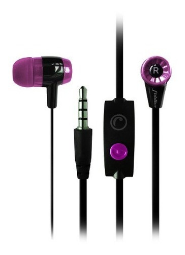 Audifono Fiddler Fd-080p In-ear Stereo Con Microfono-morado