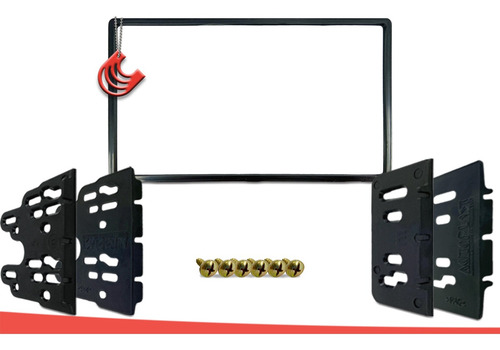 Imagem 5 de 10 de Moldura De Painel 2 Din Multimidia Dvd Mp5 Vectra Corsa Meriva Montana Escolher A Cor No Anúncio