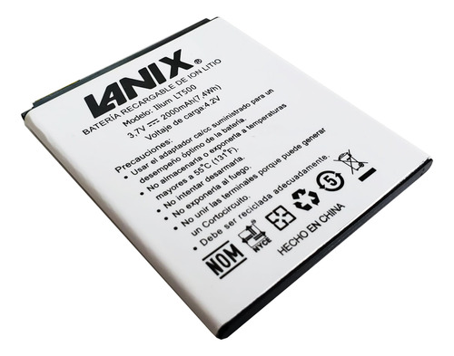 Bateria Pila Ion Litio Lanix Lt500-bat 2000 Mah Lt500 E/g